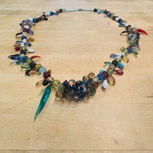 Avant-Garde Beaded Necklace - vintage